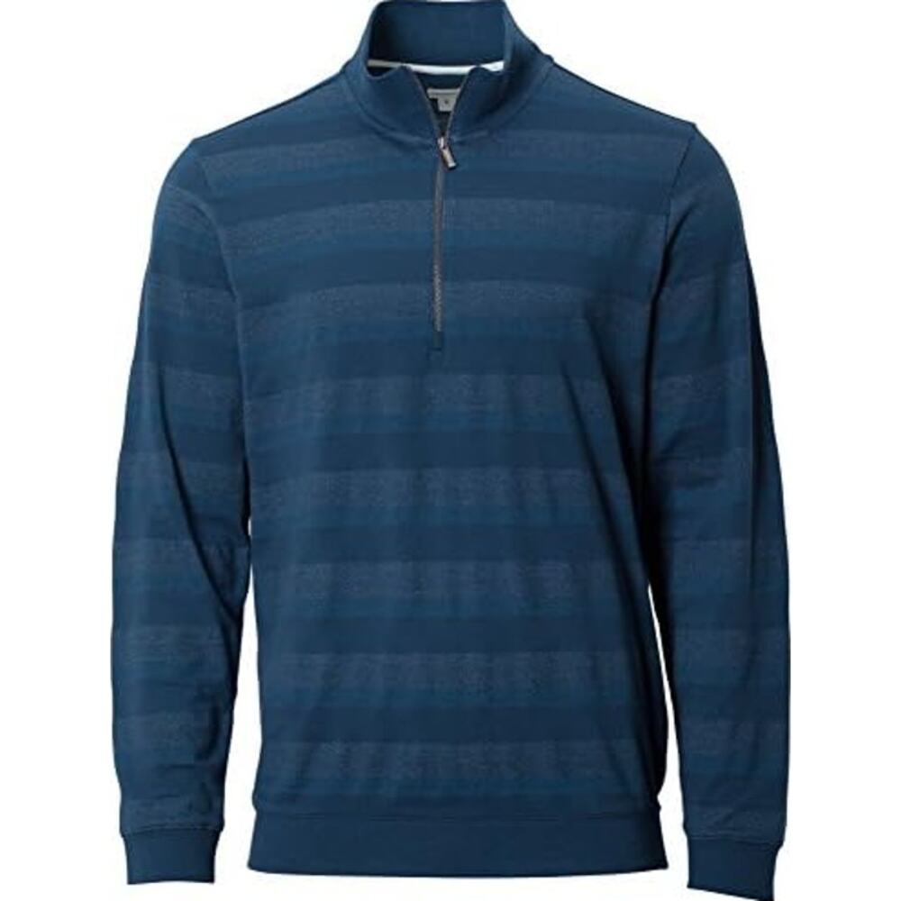 NWT Ashworth Shale Quarter‎ Zip Golfman Pullover Mens Size M $85 MSRP Golf Navy